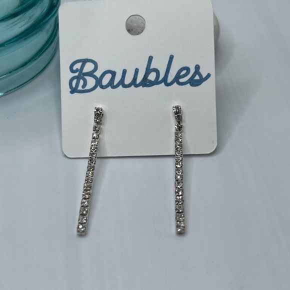 Baubles Chandelier Austrian Crystal Silver Earrings $12 EA or Bundle 3/$20 - Picture 8 of 8